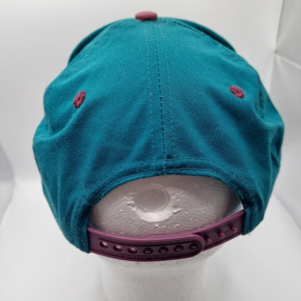 VINTAGE ANAHEIM MIGHTY DUCKS SNAPBACK HAT CAP NHL OFFICIAL FRONT ROW ANNCO